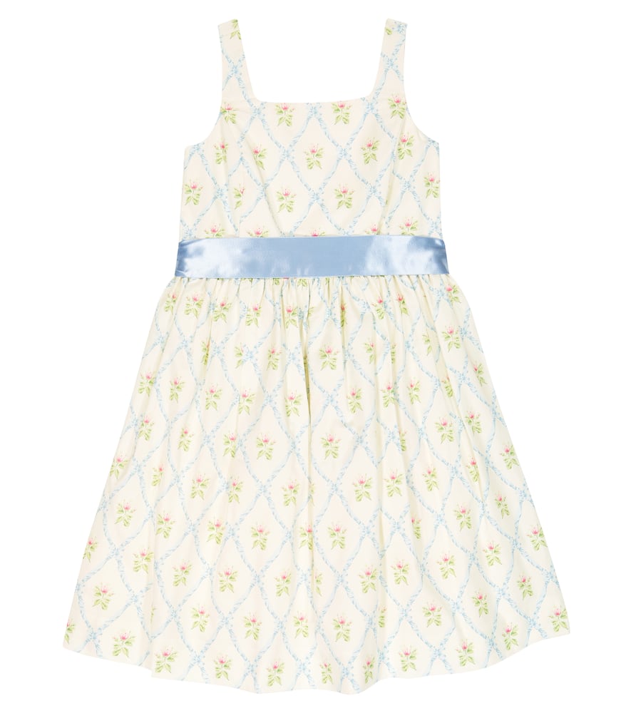 Polo Ralph Lauren Kids Printed cotton and silk dress