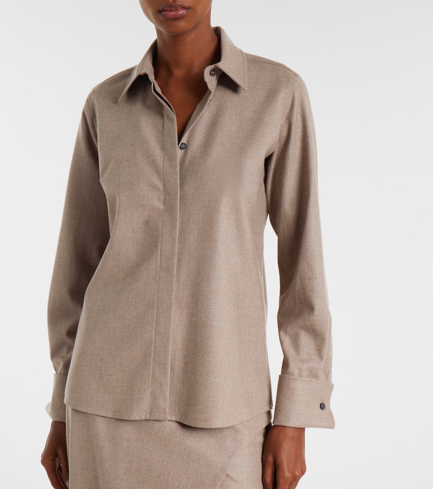 Tebaide cashmere-blend shirt