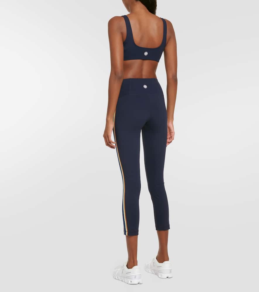 High-rise jersey leggings