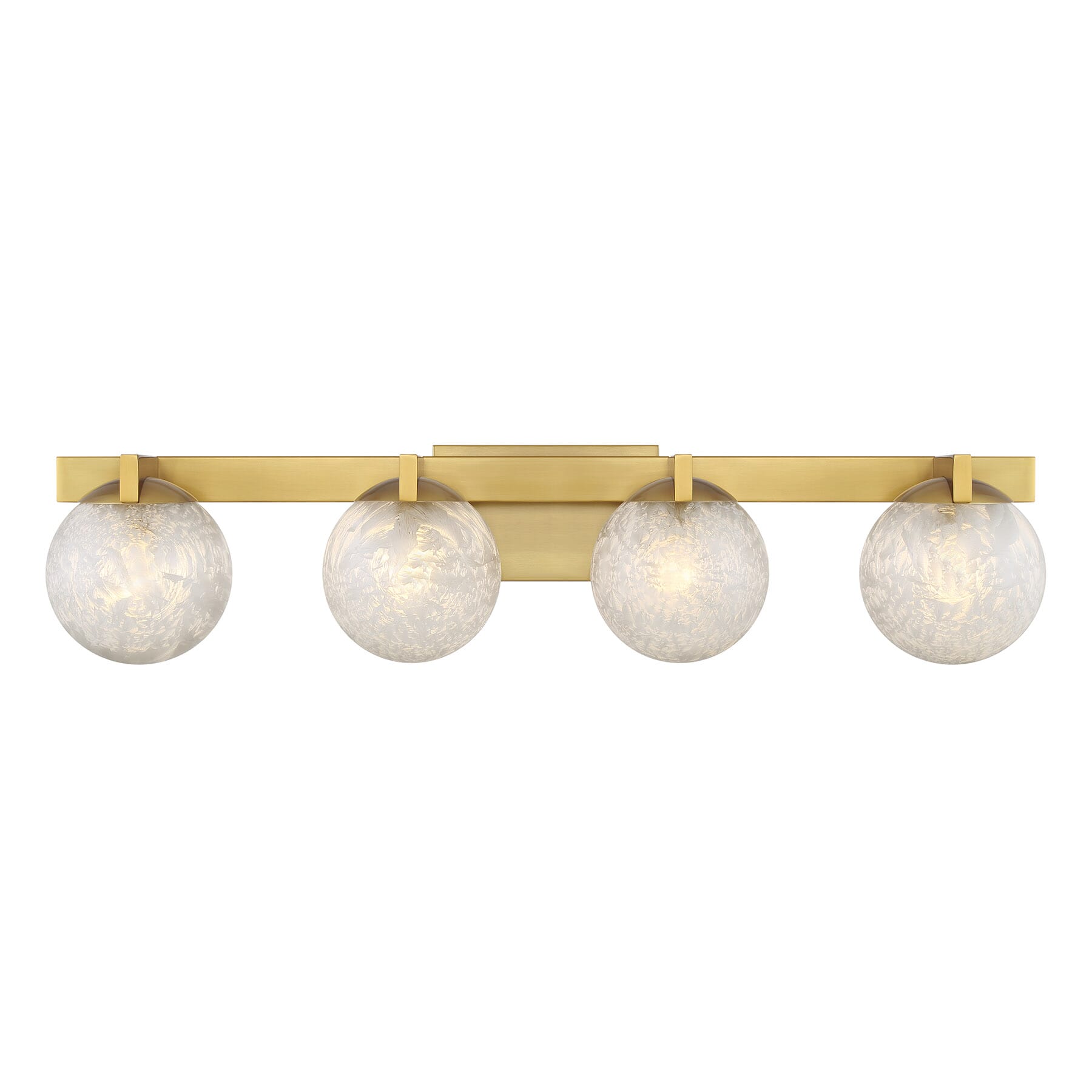 Darien 4-Light Bathroom Vanity Light in Warm Bra