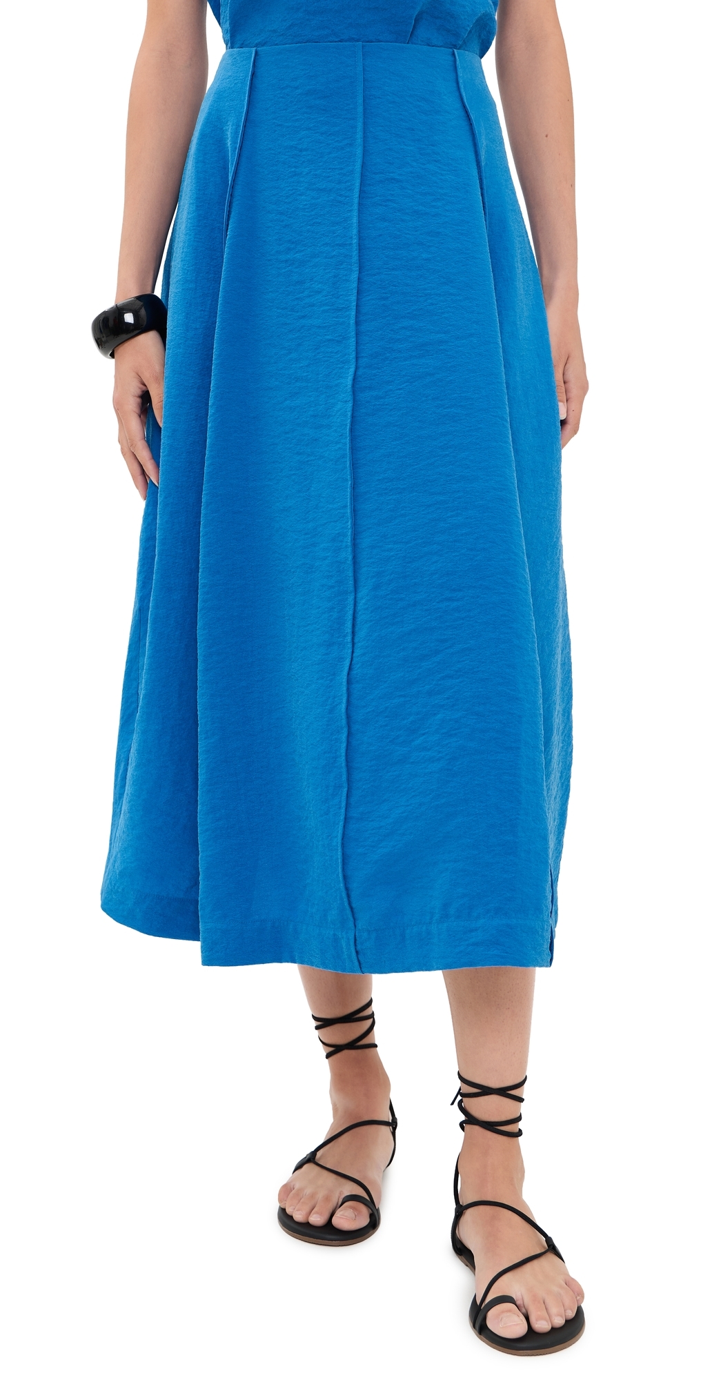 Curved Parachute Skirt jewel blue