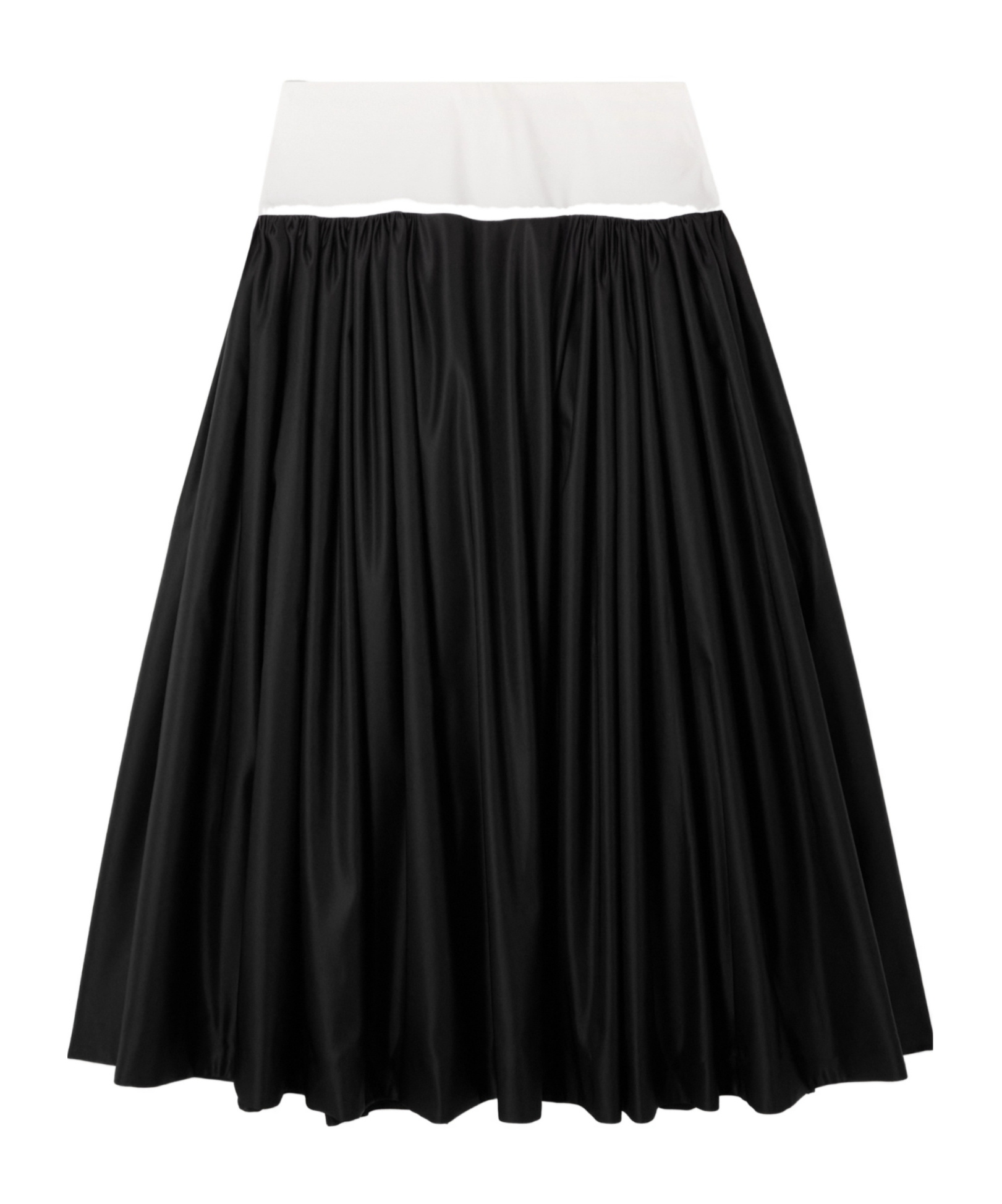 Color-Block High-Waisted Skirt