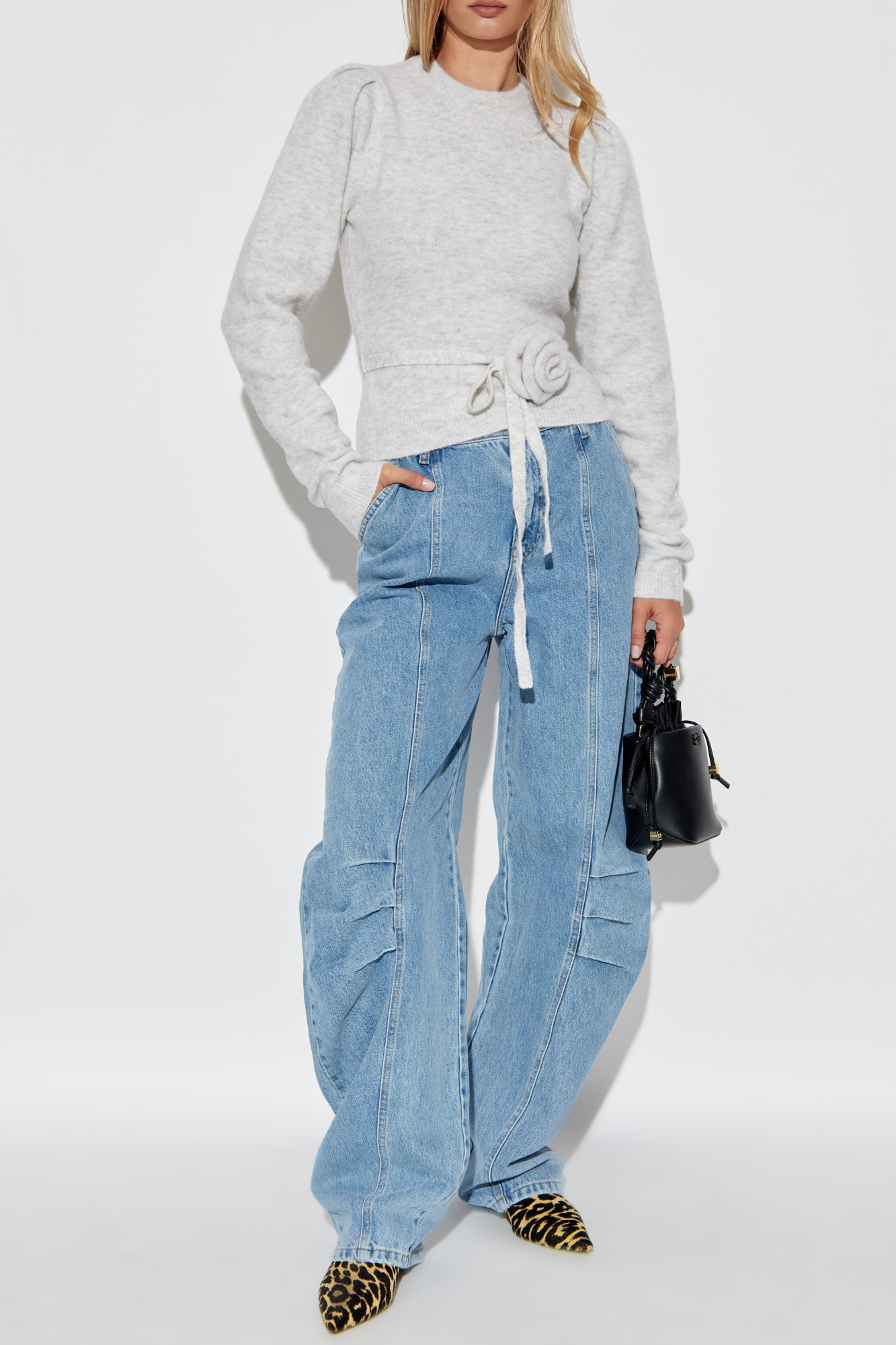 Wool Sweater, Women's, Grey