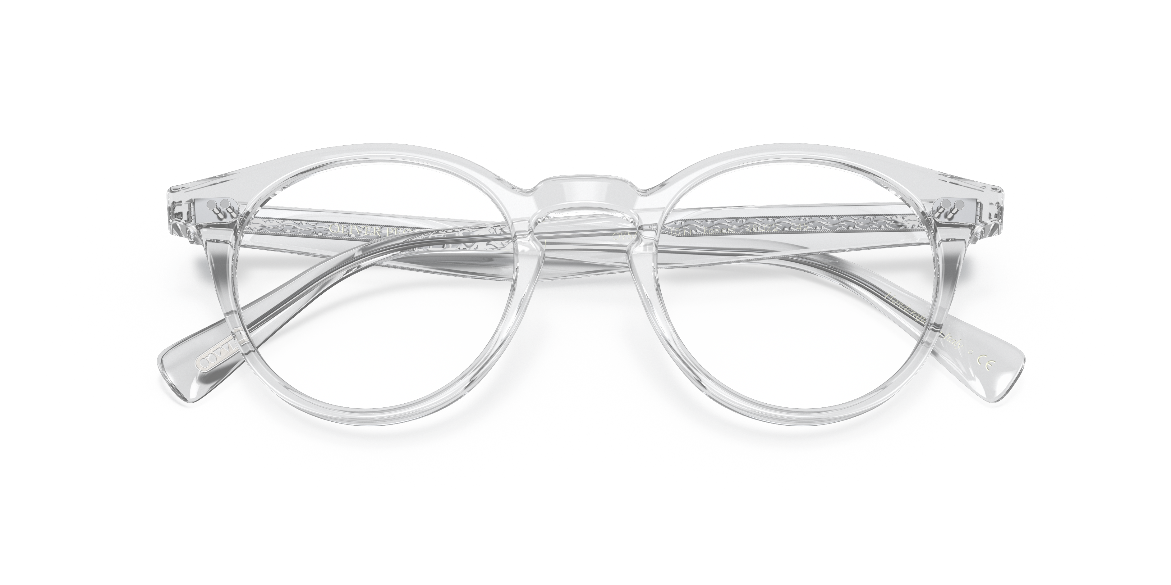 Oliver Peoples Unisex Oliver Peoples OV5459U ROMARE 1011 Optical frames Acetate Transparent Transparent Pantos Norma