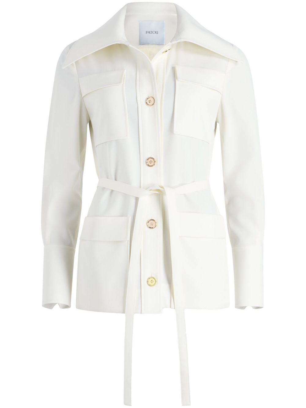 Twill buttoned jacket - Neutrals