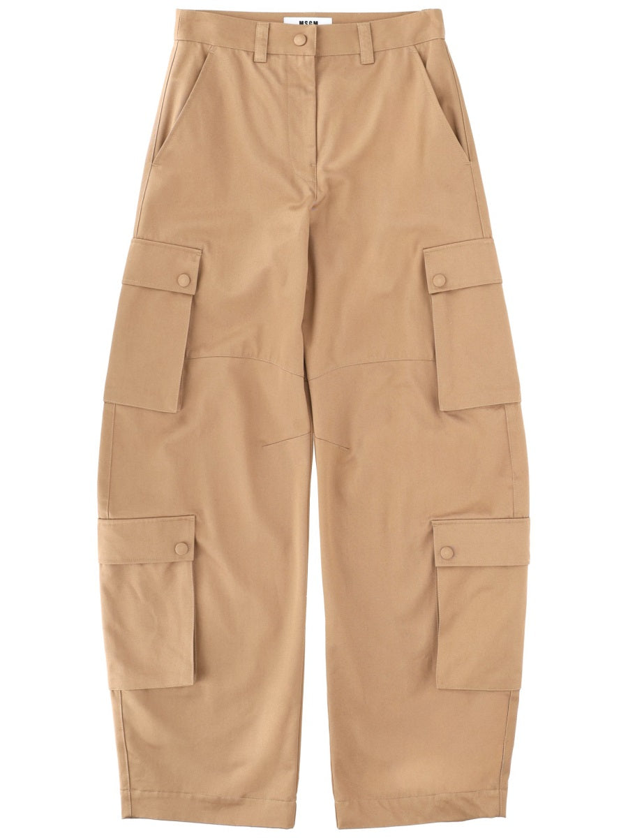 Denim Trousers with Multicoloured Thread Detail