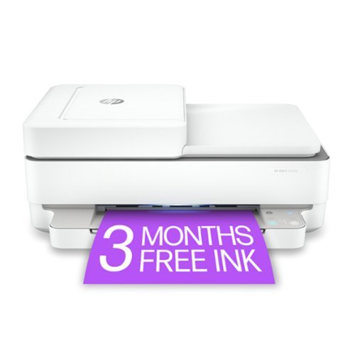 ENVY 6455e Wireless All-In-One Inkjet Printer with 3 months of Instant Ink Included with + - White