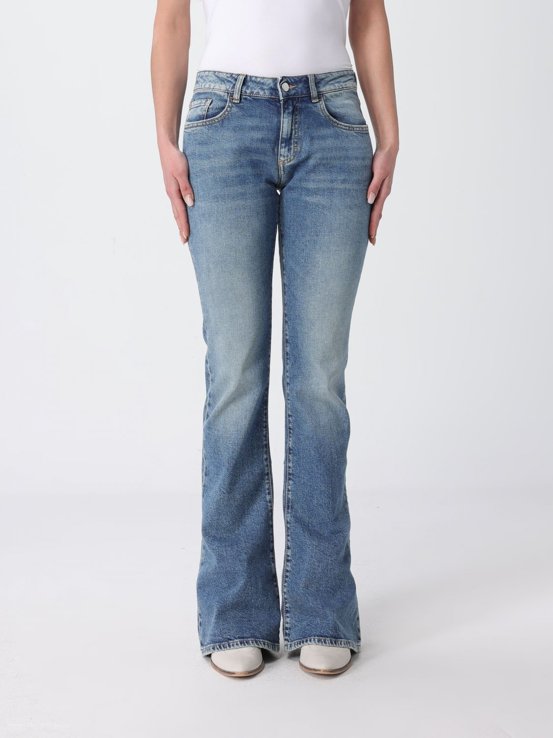 Jeans Woman color Denim