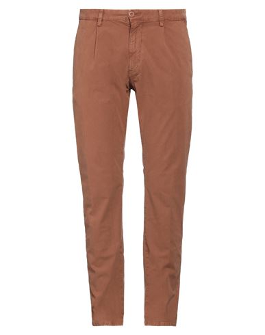 Man Pants Tan Size 29 Cotton, Elastane
