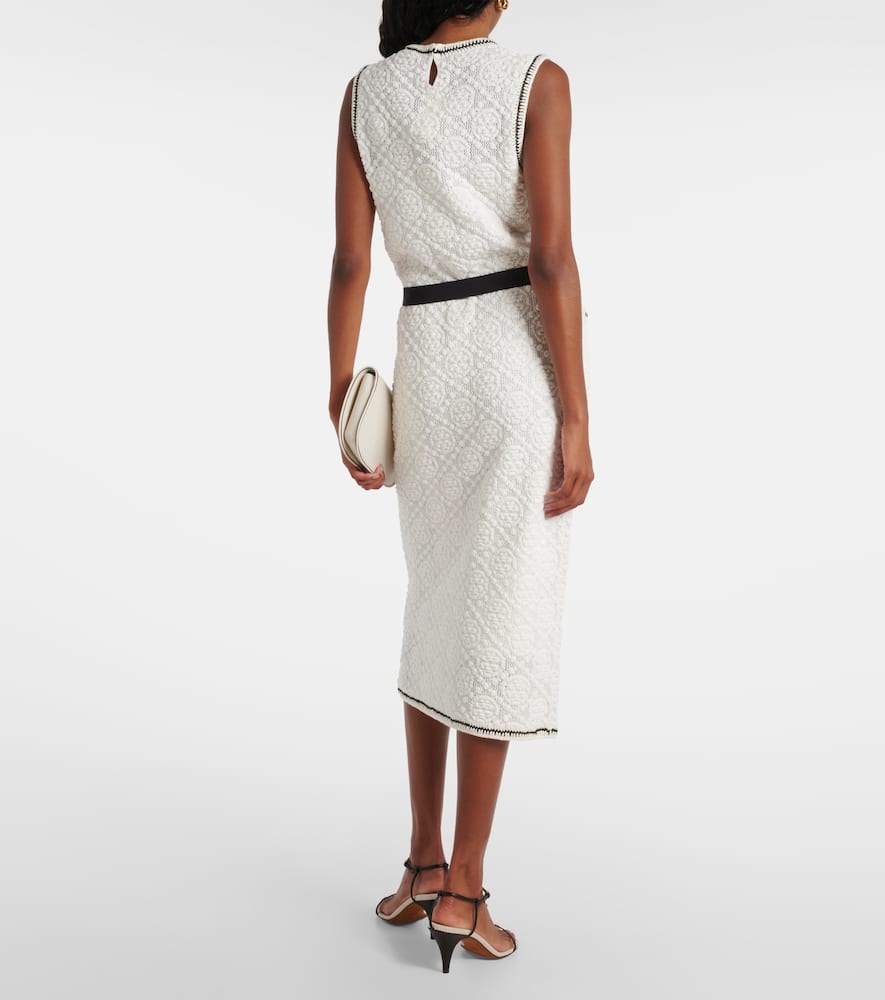 Tory Burch Belted cotton midi dress
