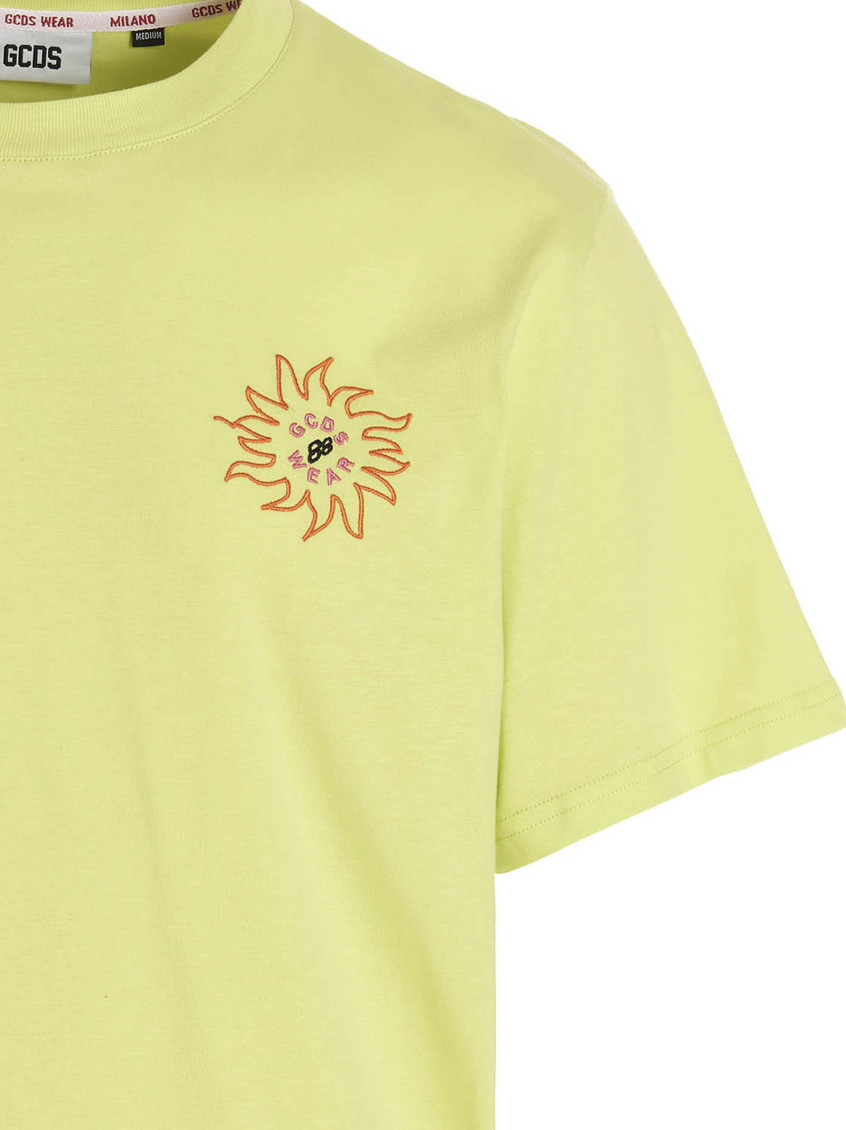 -'Surfing Weirdo' T Shirt Verde-Uomo