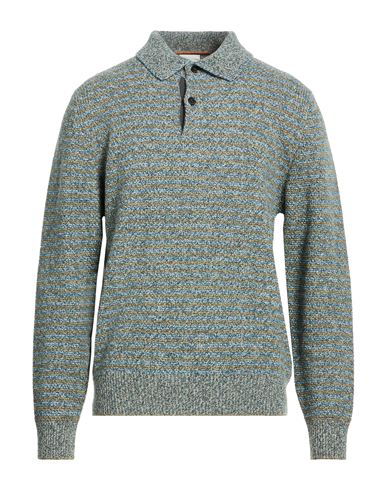 Man Turtleneck Azure Size L Lambswool