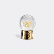 'golden Medusa' Glass Snow Sphere, Large