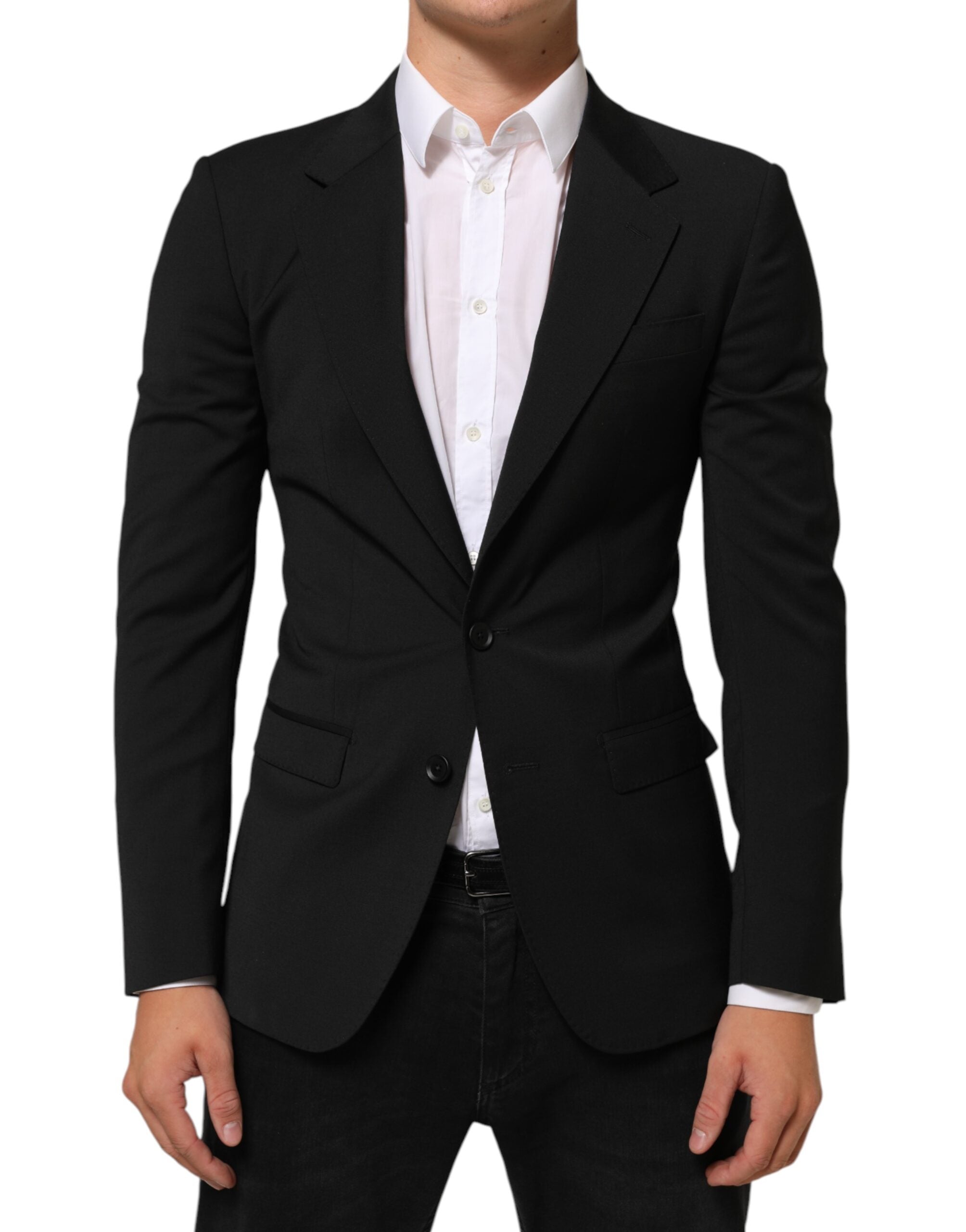 Two-Button Blazer — Black