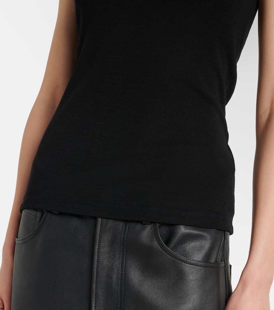Róhe Ribbed-knit wool tank top