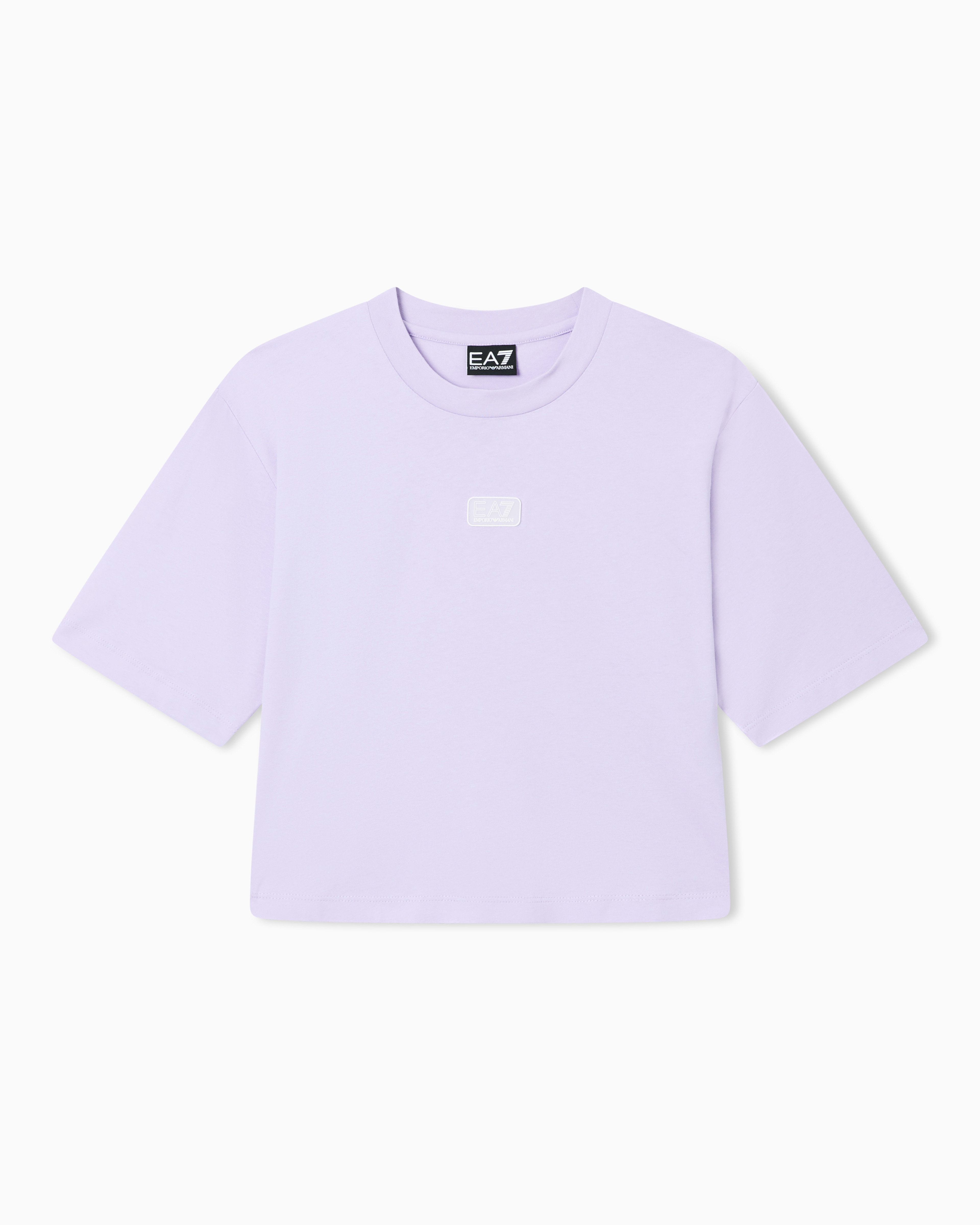 Cotton jersey T-shirt with logo
