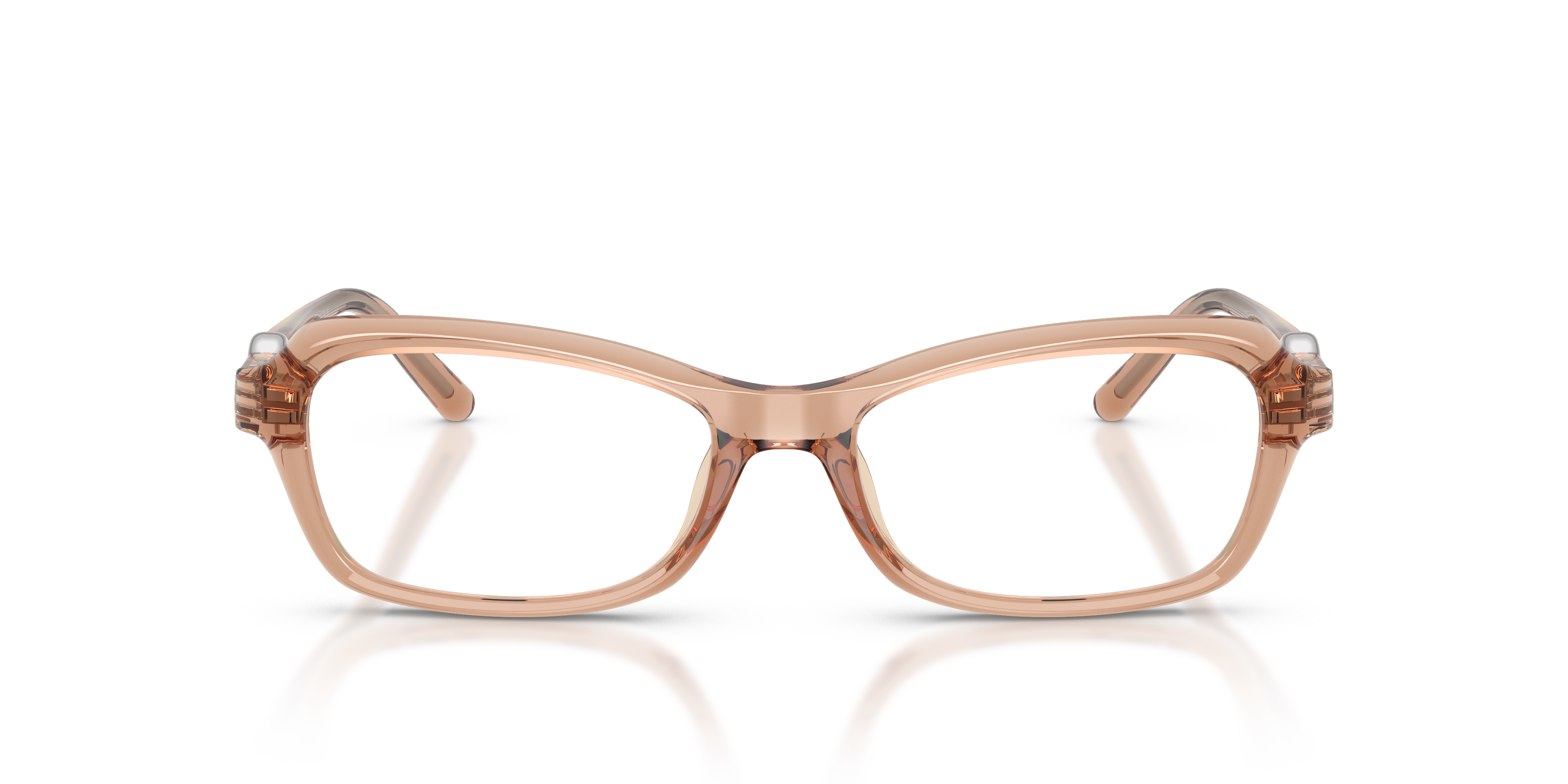 Michael Kors Mujer Michael Kors MK4182U HAKONE 4051 Monturas ópticas Inyectado Marrón Transparente Redonda Norma