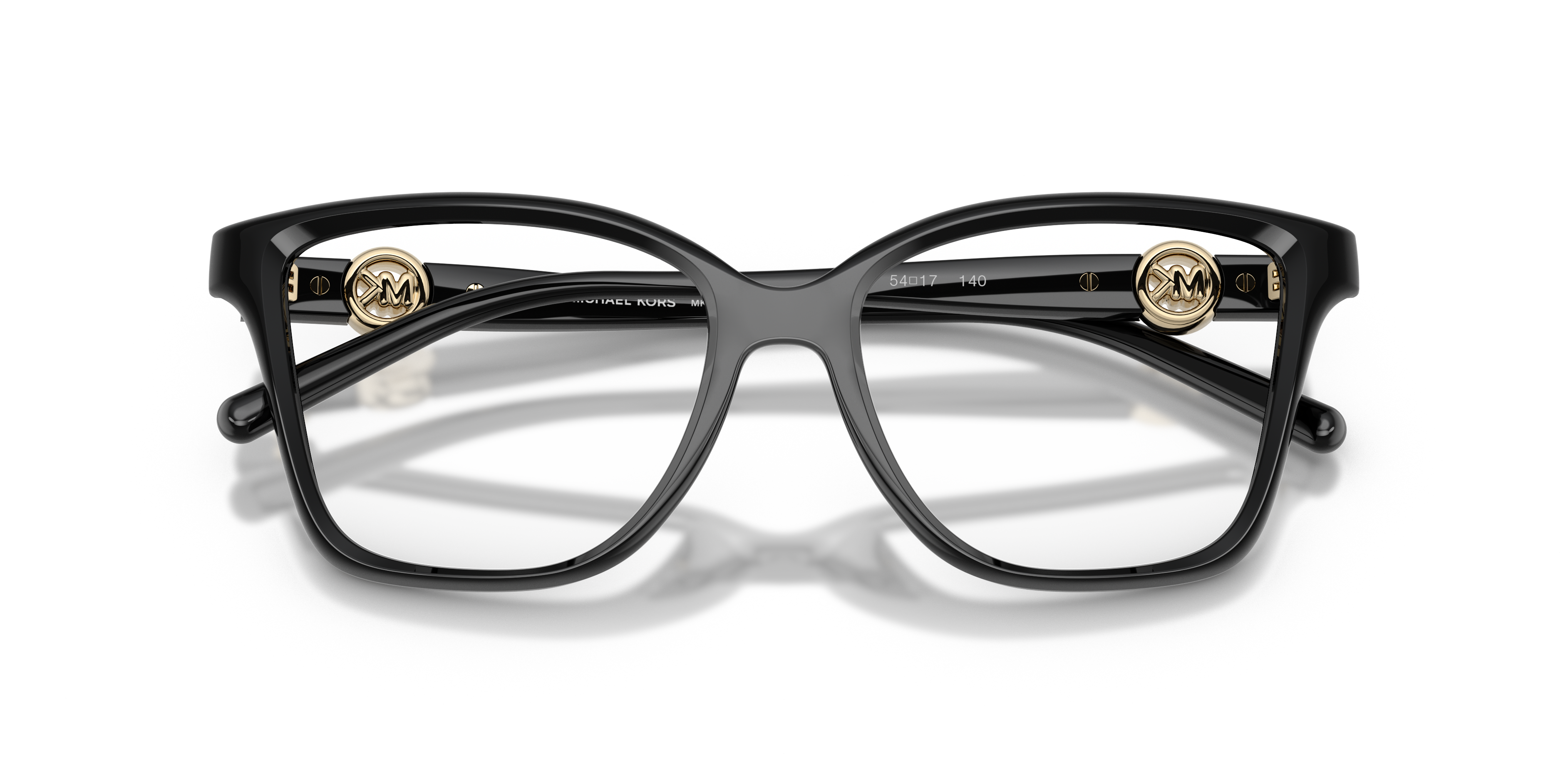 Michael Kors Mujer Michael Kors MK4180U KOBE 3005 Monturas ópticas Inyectado Negro Transparente Cuadrada Norma