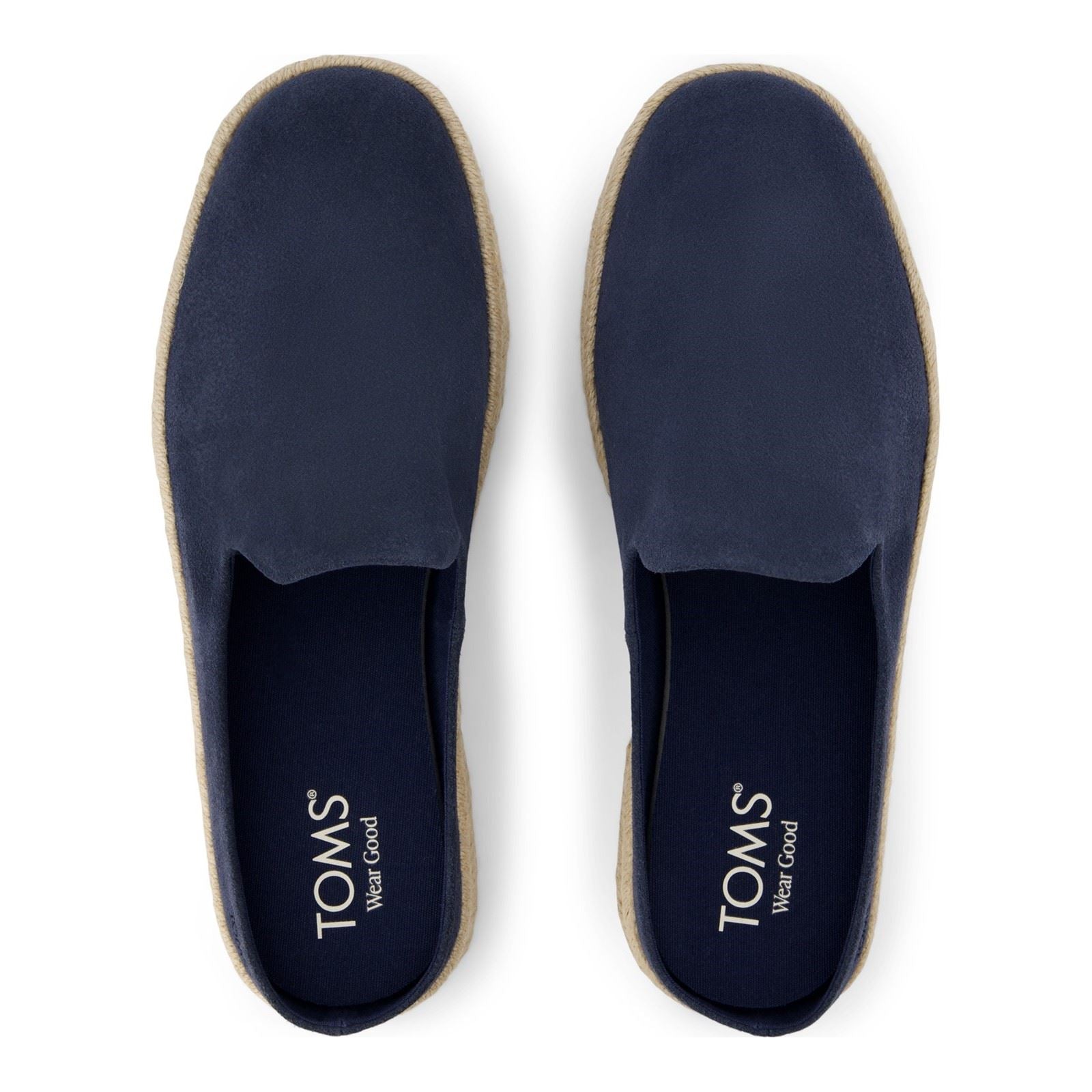 Toms Santiago Mule Leather Men's Navy Mule