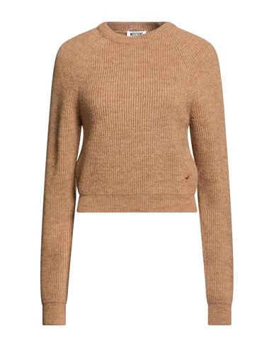 Woman Sweater Camel Size 6 Acrylic, Alpaca wool, Wool