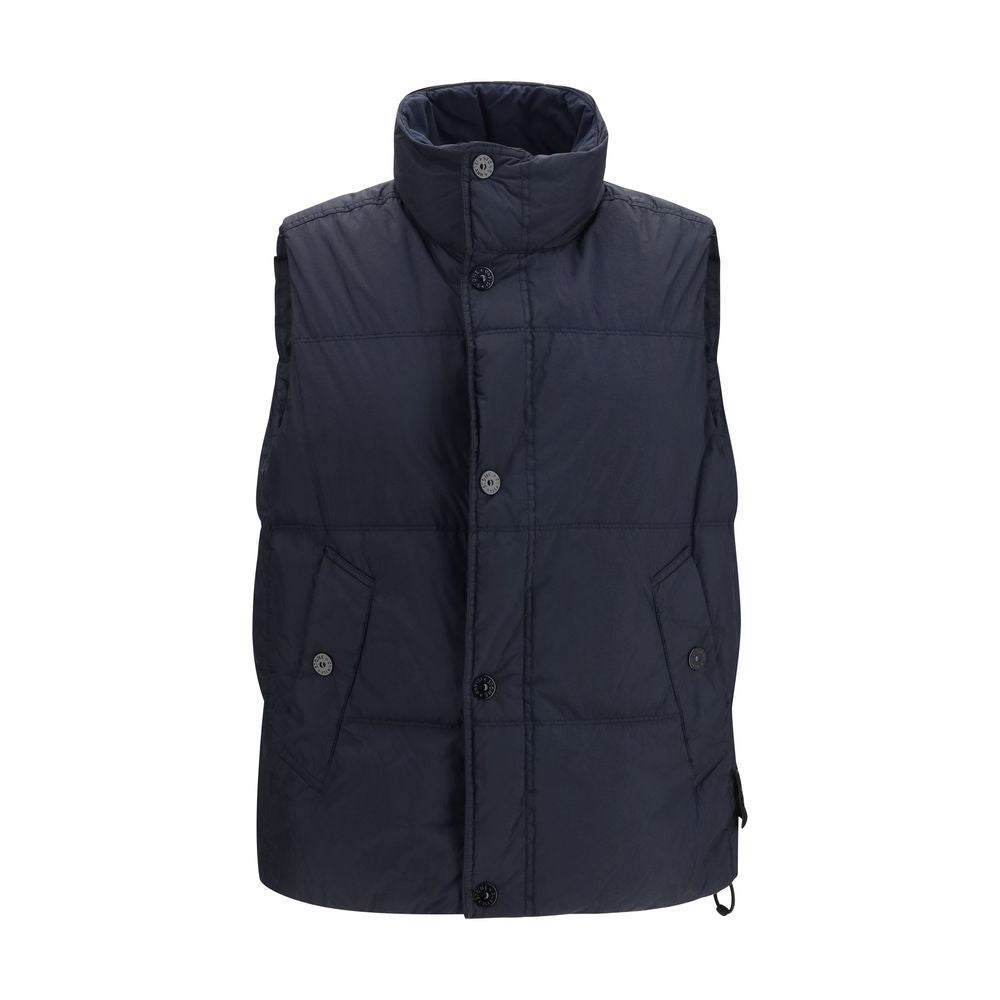 Crinkle Reps NY Vest — Navy