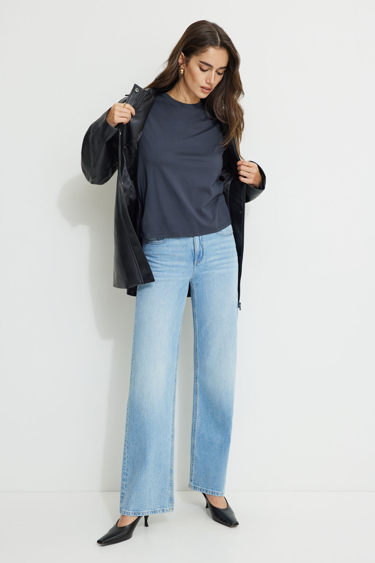 Easy Crewneck Cotton T Shirt