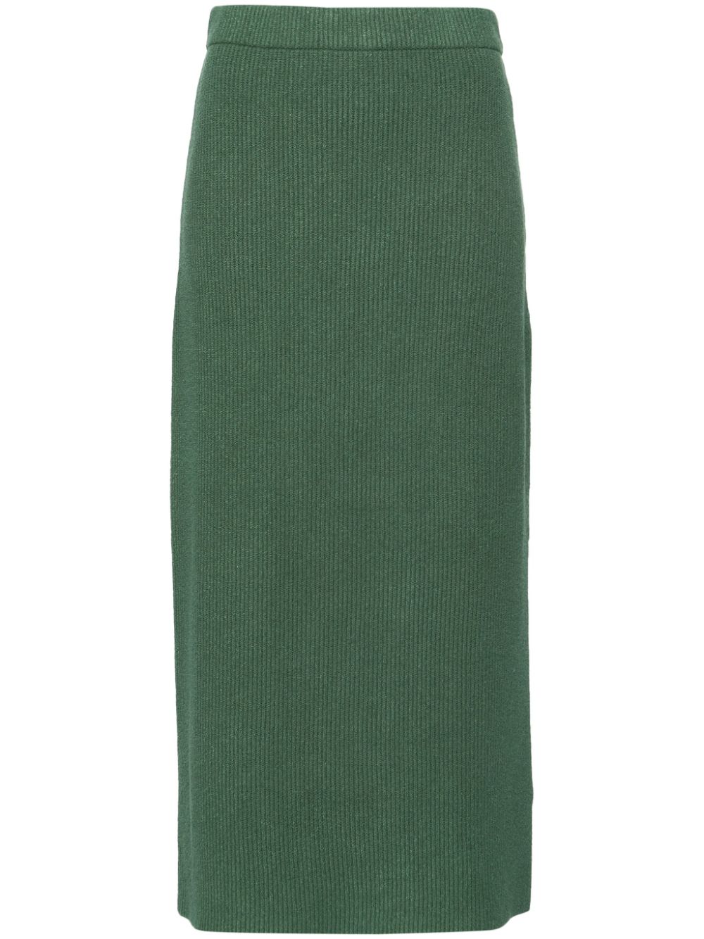 Kyara ribbed midi skirt - Green