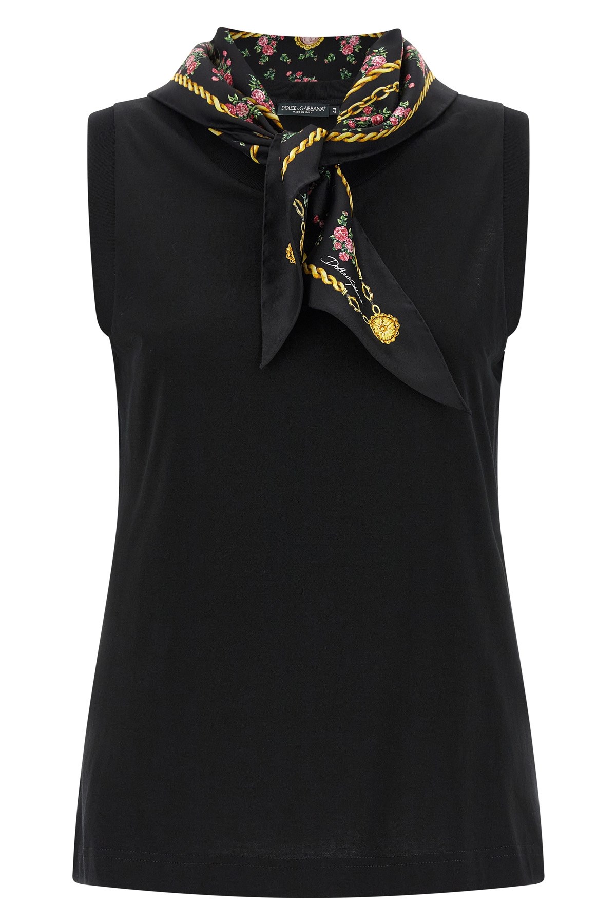 T-Shirt With Scarf