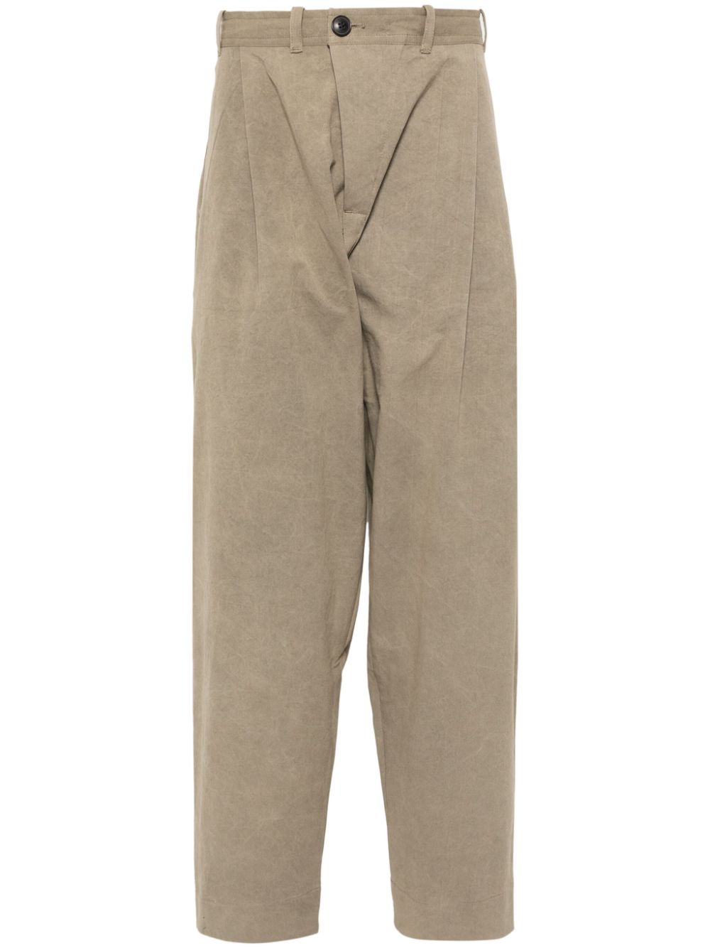 Tapered-leg trousers - Neutrals