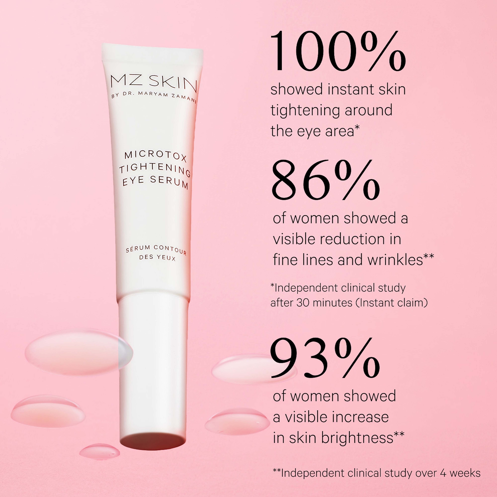 MZ Skin Microtox Tightening Eye Serum in Beauty: NA