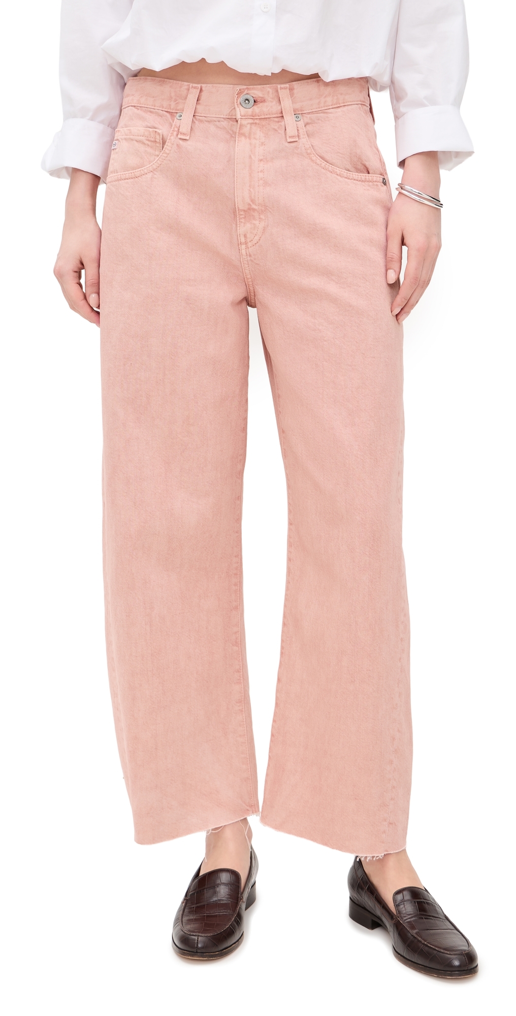 Hattie Crop Jeans Sulfur Sparkling Rose