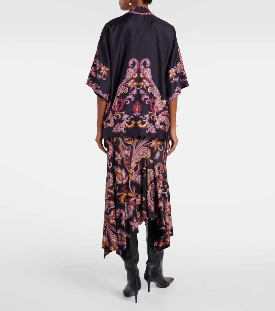 Paisley silk jacket