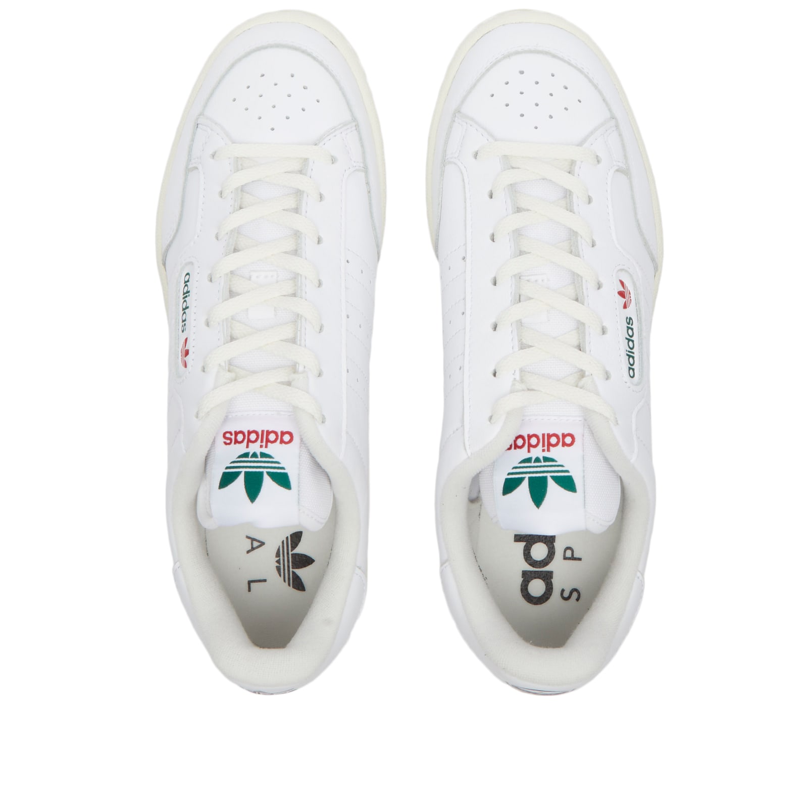Adidas SPZL Englewood Sneakers in White/Dark Green