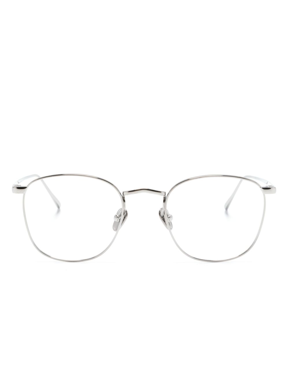 Round-frame metal glasses - Silver