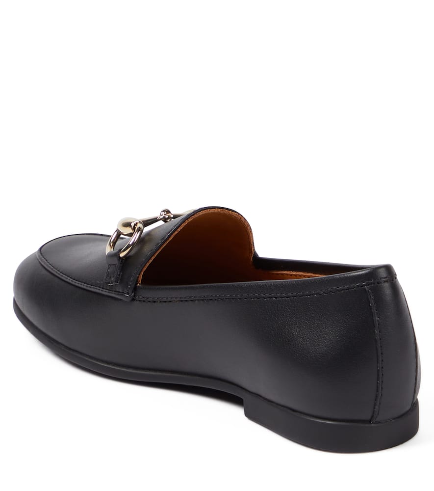 Gucci Kids Horsebit leather loafers