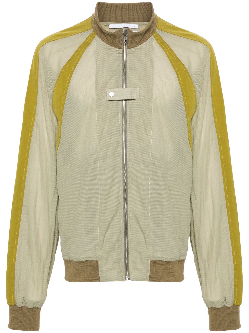 Thussar panelled ripstop jacket - Green