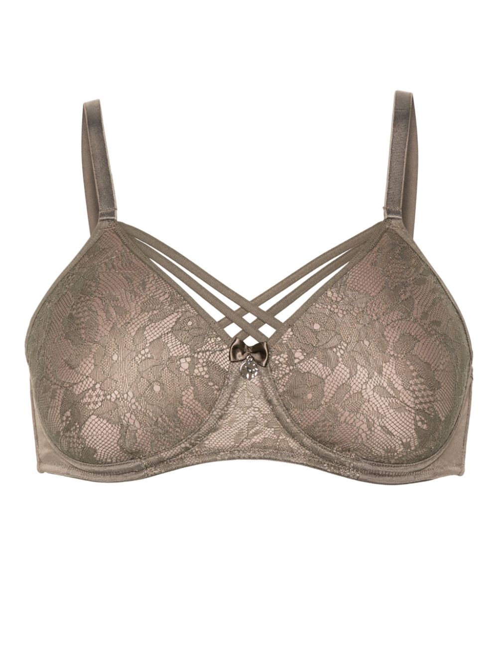 Dame de Paris padded bra - Brown