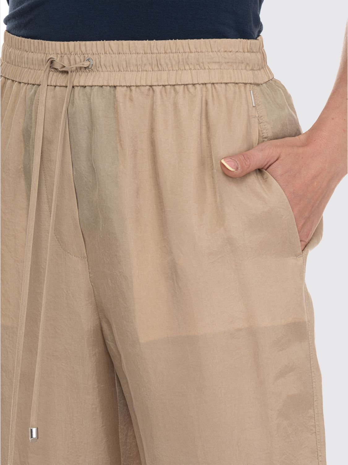Pants Woman color Beige