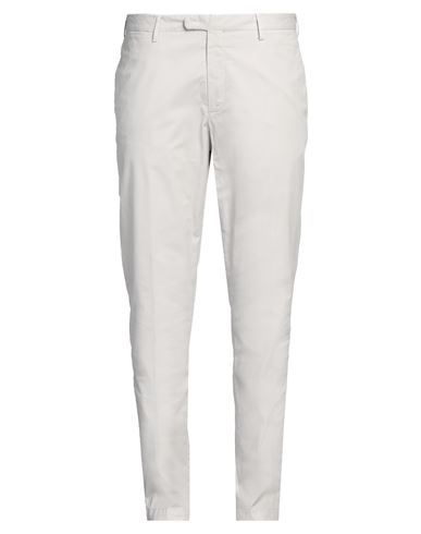 Man Pants Light grey Size 30 Cotton, Elastane