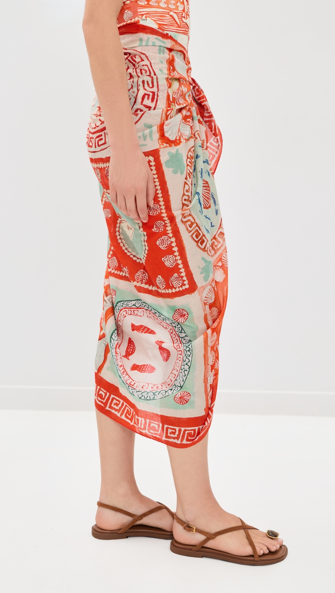 Sarong Cover Up Lost At Sea One Size