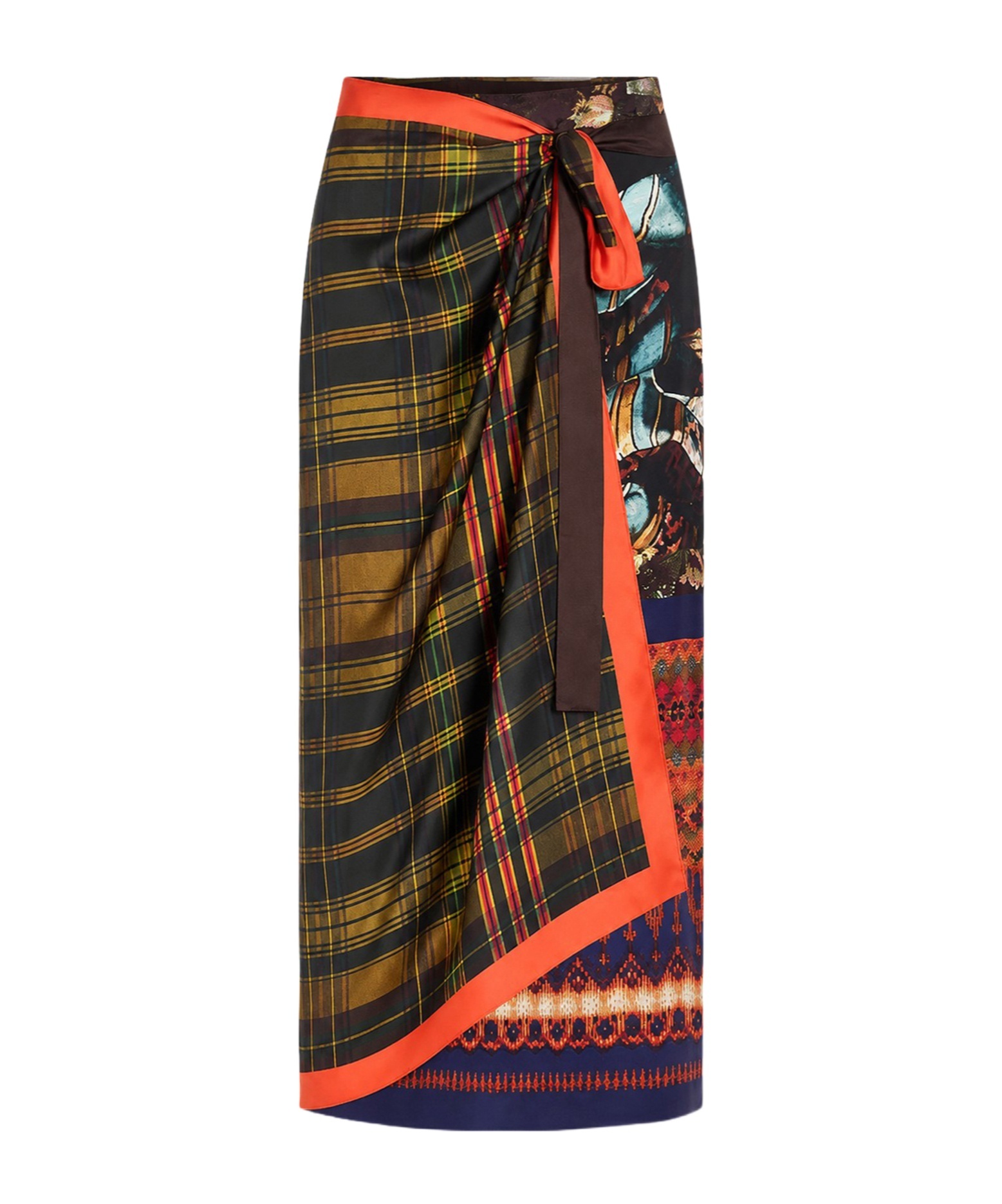 Long wrap skirt