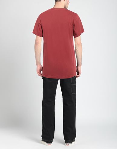 Man T-shirt Brick red