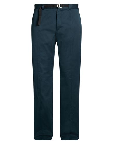 Man Pants Dark green Size 32 Cotton, Elastane