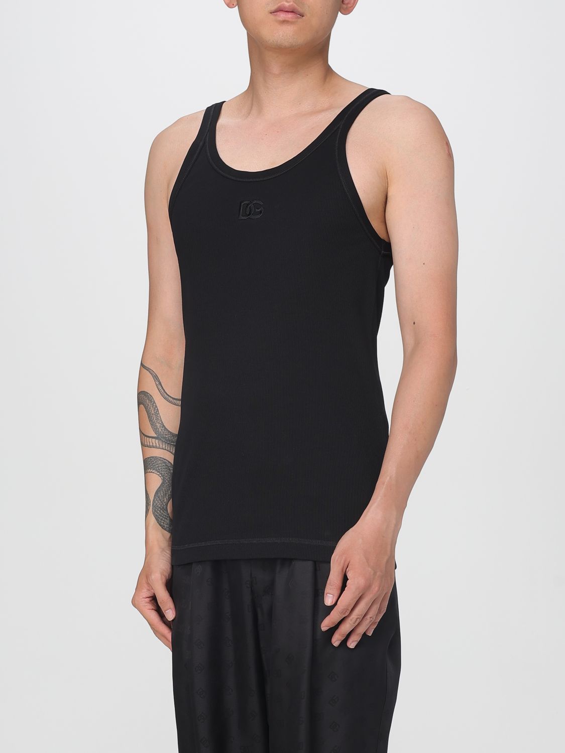 Tank Top Men color Black