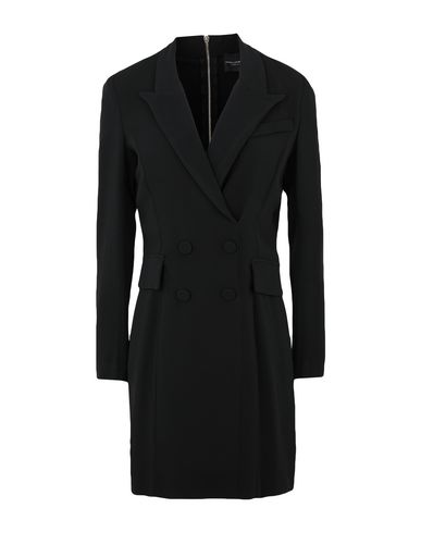 Woman Mini dress Black Size 8 Viscose, Acetate, Elastane