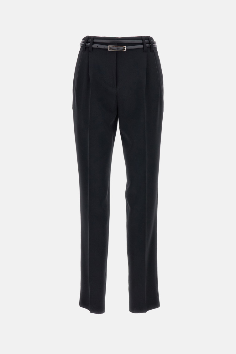 Black Straight Pant