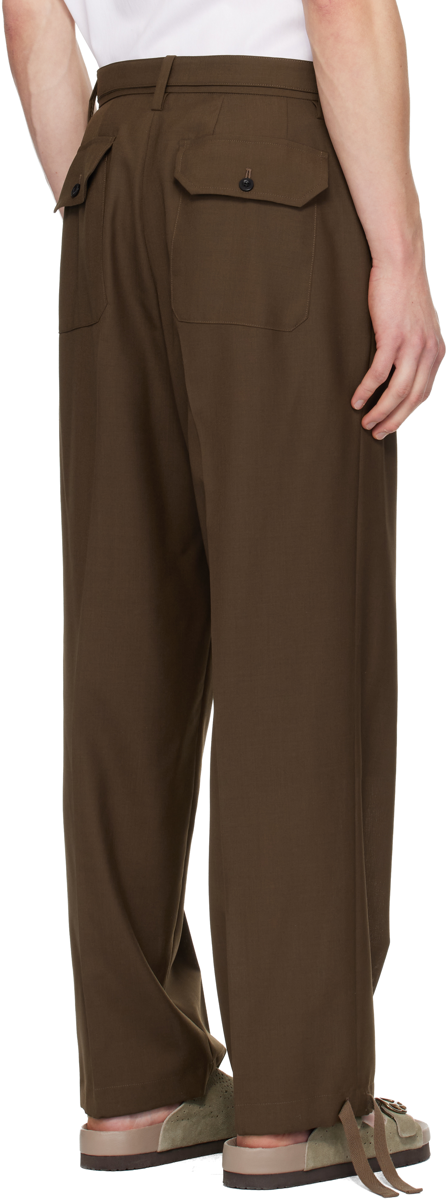 Brown Suiting Trousers