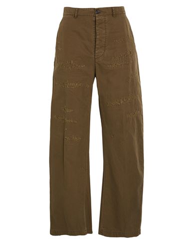 Man Pants Military green Size 30 Cotton