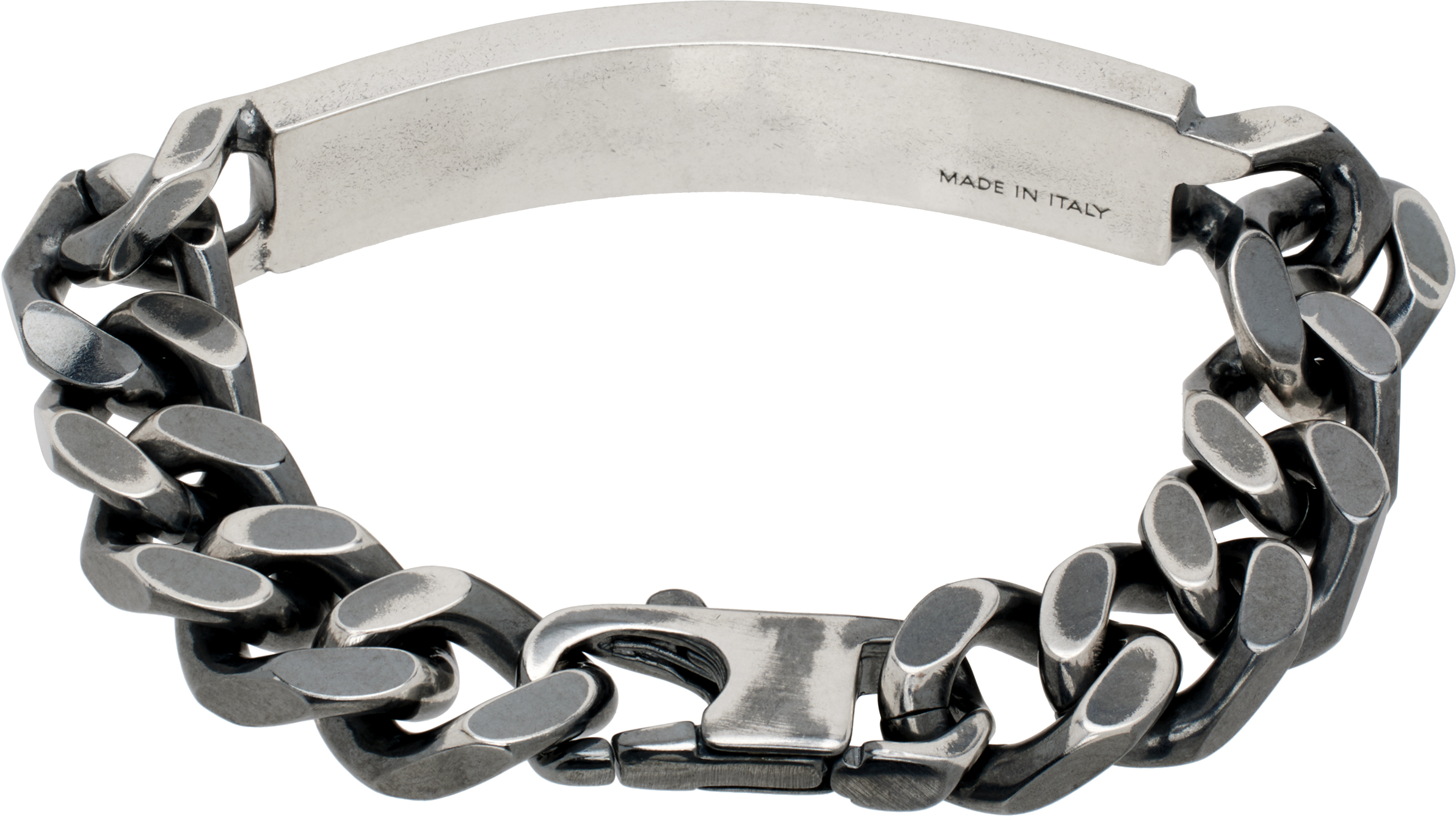 MM6 Maison Margiela Silver Classic Chain Bracelet