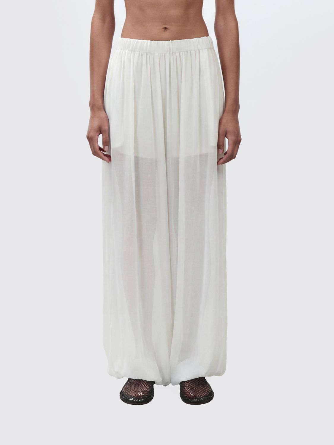 Pants Woman color White
